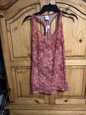 NWT BCG Printed Mesh Razorback Workout Top